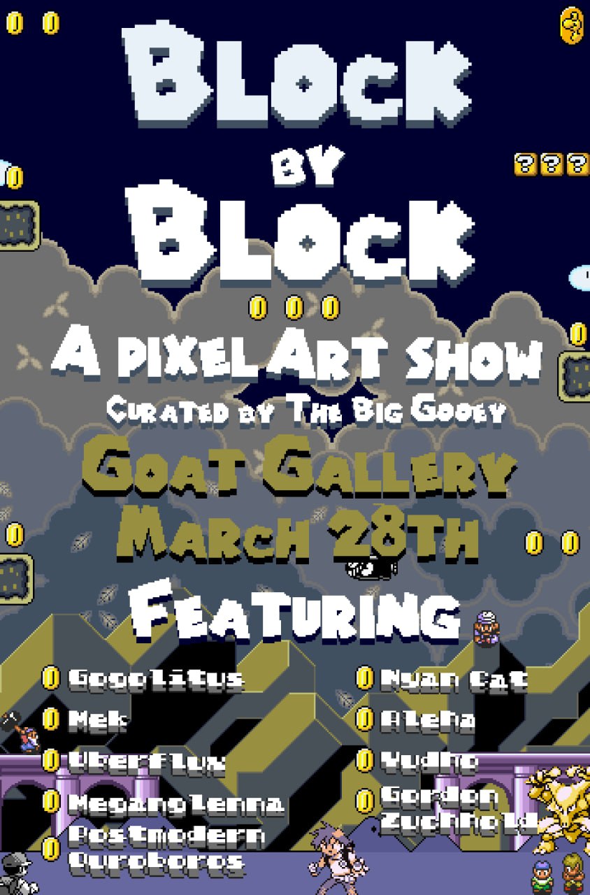 Pixel Art Exhibition Opening